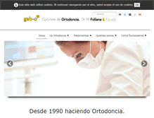 Tablet Screenshot of gabineteortodoncia.com